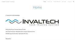 Desktop Screenshot of invaltech.com