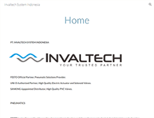 Tablet Screenshot of invaltech.com